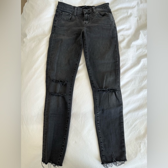 J Brand Photo Ready Cropped Mid Rise Skinny Jeans - Picture 11 of 15